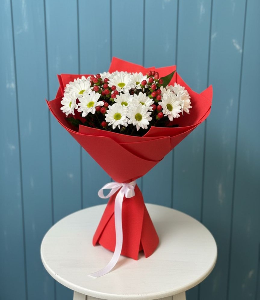 Букет цветов из: Хризантемы в Султан-Янги-Юрте