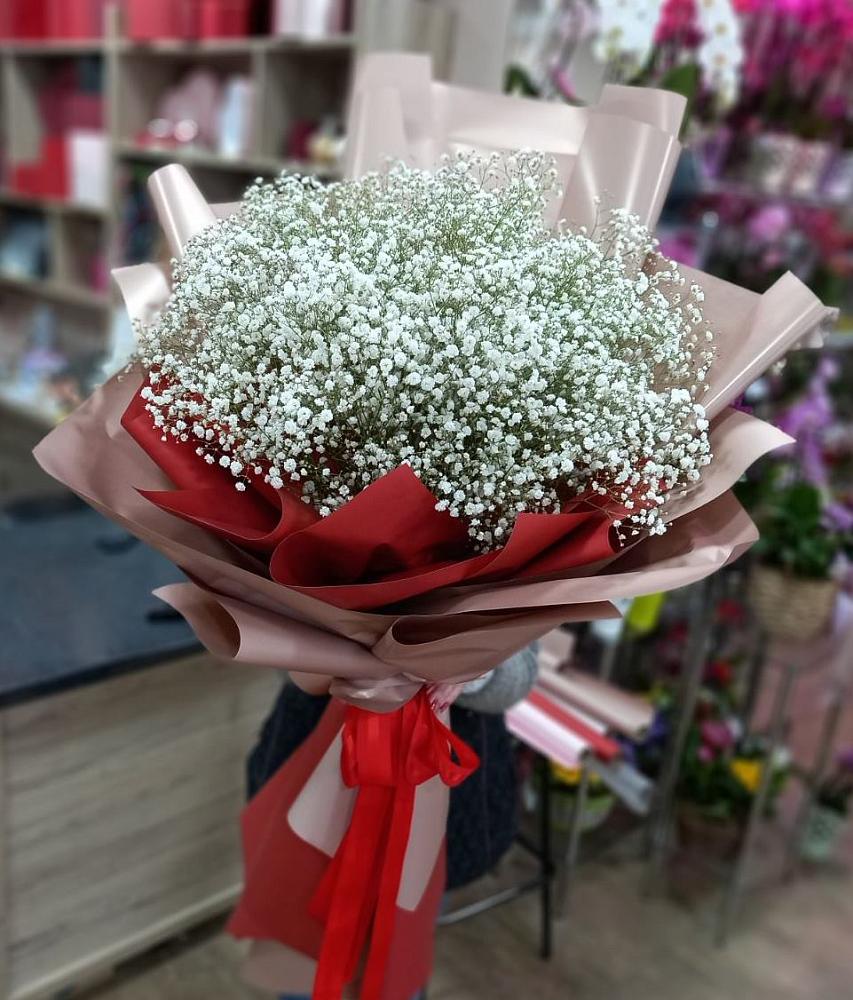 Букет Белые хлопья в Султан-Янги-Юрте Букет цветов из: Гипсофила в Султан-Янги-Юрте