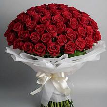 Букет 101 Красная роза Блэк Мэджик в Султан-Янги-Юрте