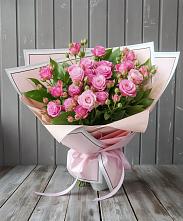 Букет Розовый кустик в Султан-Янги-Юрте