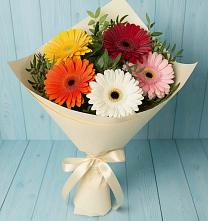 Букет цветов из:  Герберы в Султан-Янги-Юрте
