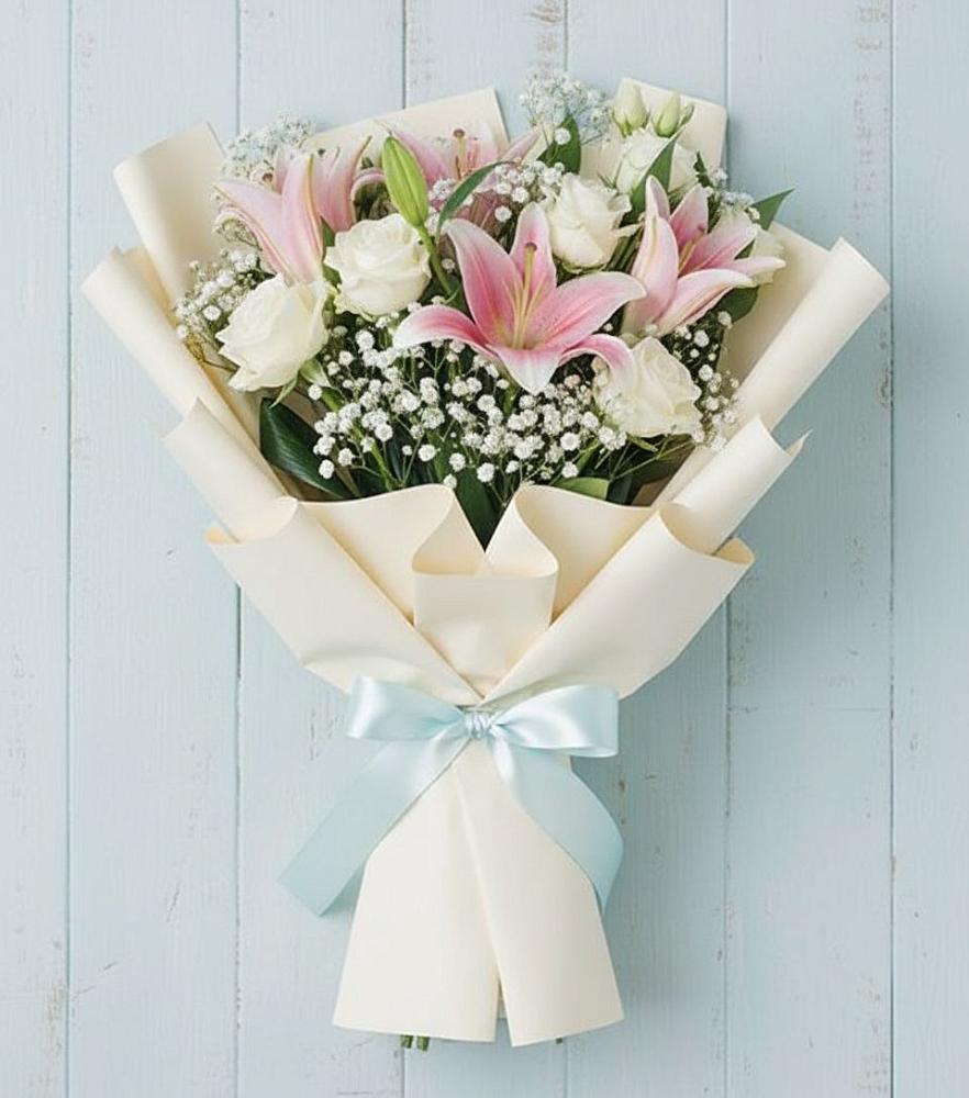 Букет цветов из: Лилии в Султан-Янги-Юрте