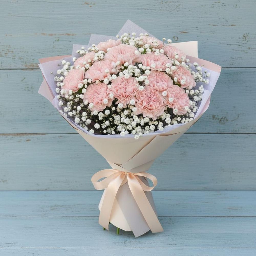 Букет цветов из: Гвоздики в Султан-Янги-Юрте