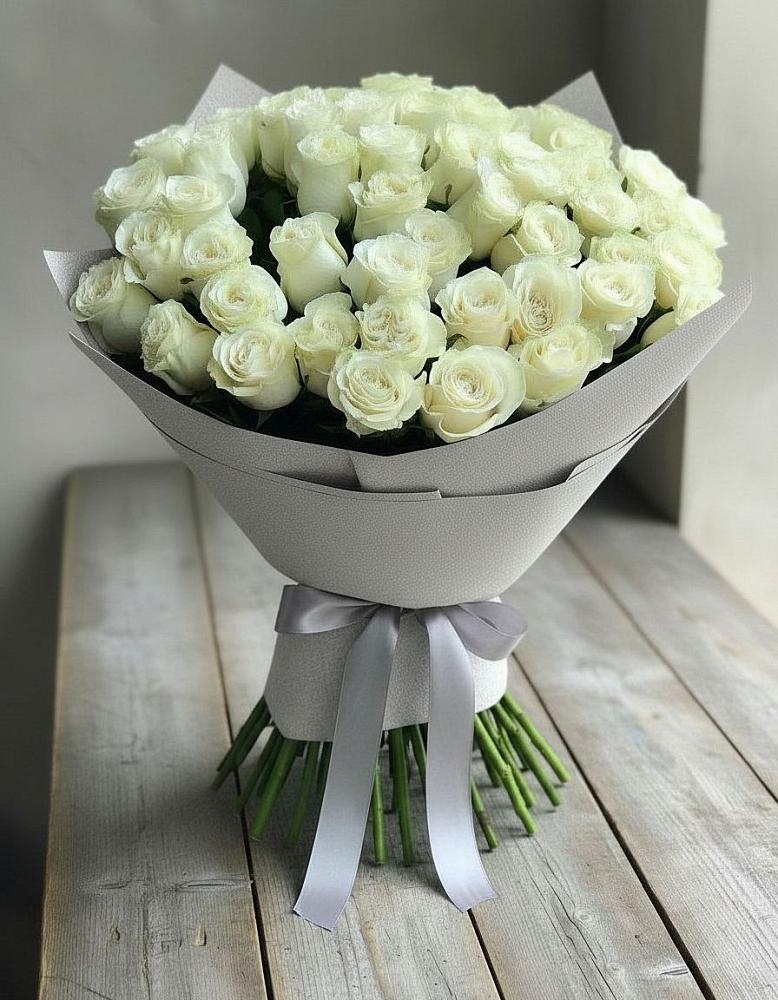 Букет 35 Белых роз в Султан-Янги-Юрте