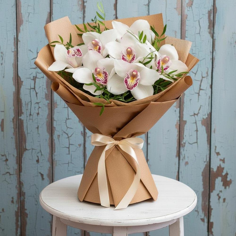 Букет цветов из: Орхидеи и Розы в Султан-Янги-Юрте