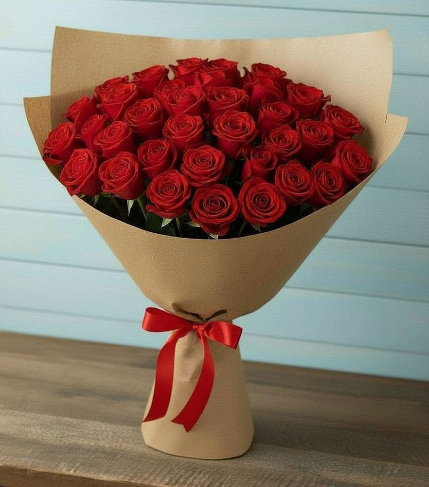 Букет Красные розы Милано в Султан-Янги-Юрте