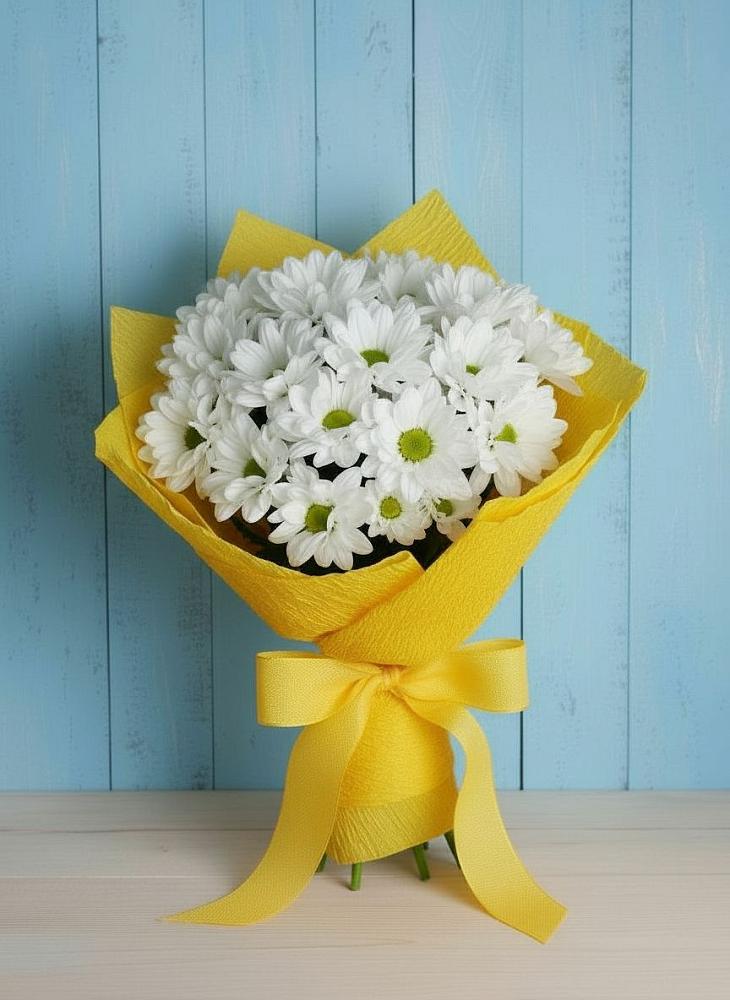 Букет цветов из: Хризантемы в Султан-Янги-Юрте