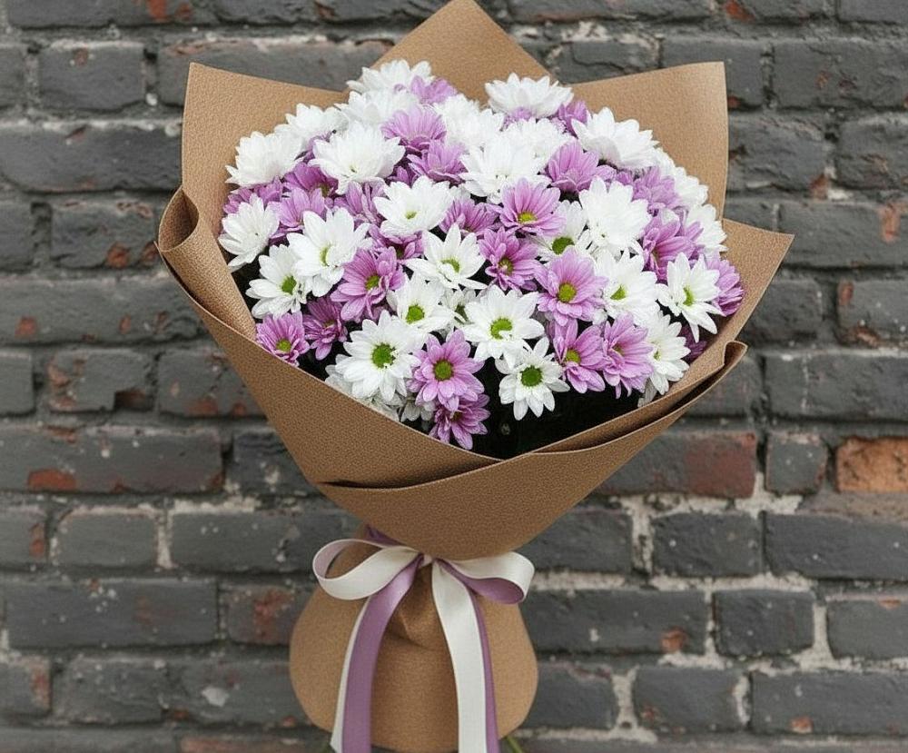 Букет цветов из: Хризантемы в Султан-Янги-Юрте