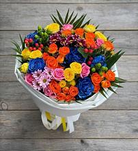 Букет цветов из:  Розы и Хризантемы в Султан-Янги-Юрте