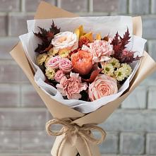 Букет цветов из:  Гвоздики, Хризантемы и Розы в Султан-Янги-Юрте
