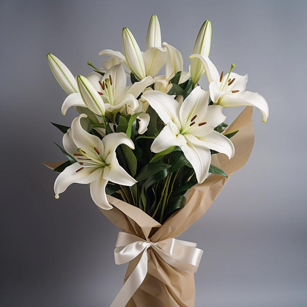 Букет цветов из: Лилии в Султан-Янги-Юрте