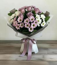 Букет цветов из:  Хризантемы и Розы в Султан-Янги-Юрте