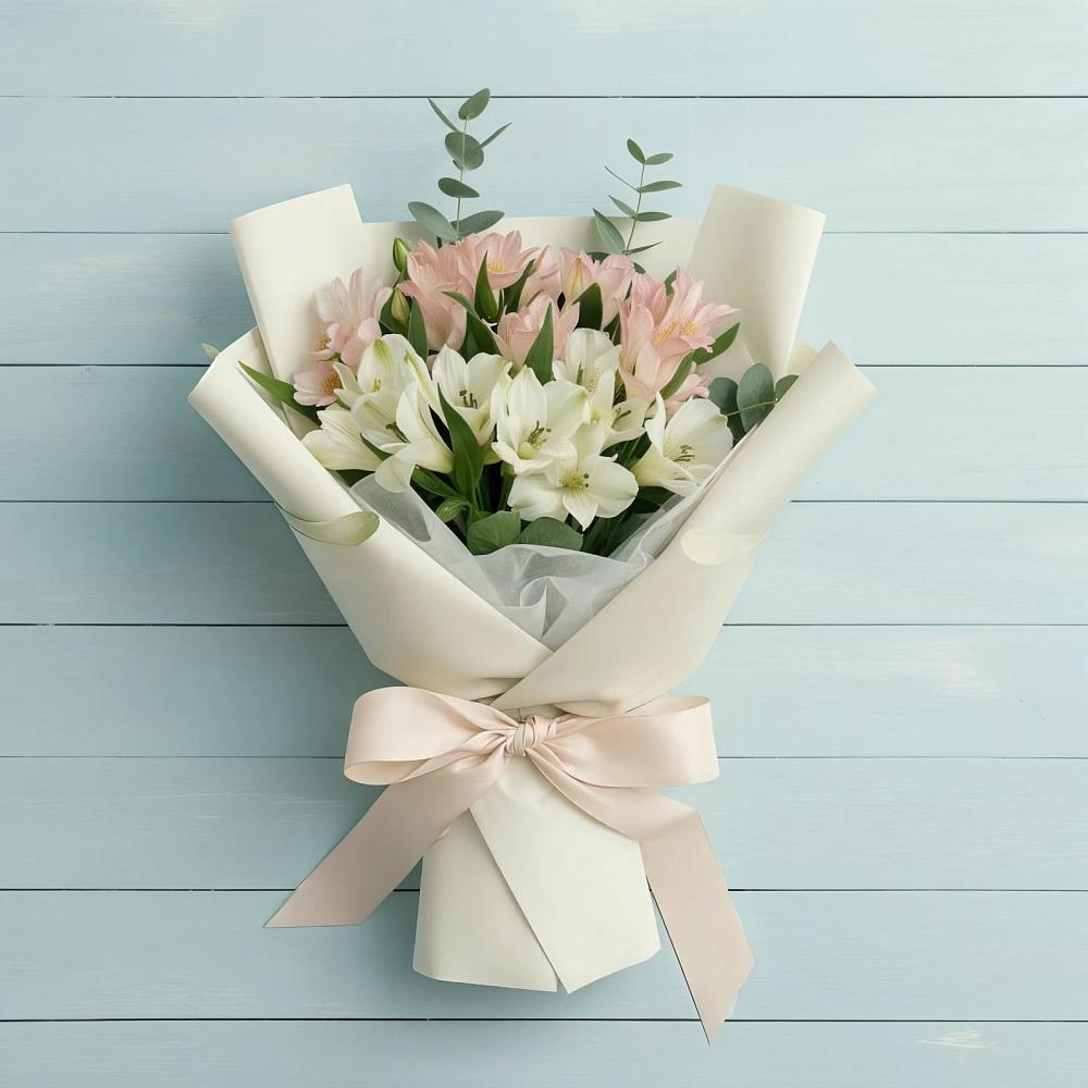 Букет цветов из: Альстромерии в Султан-Янги-Юрте