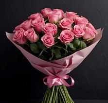 Букет 25 розовых роз в Султан-Янги-Юрте