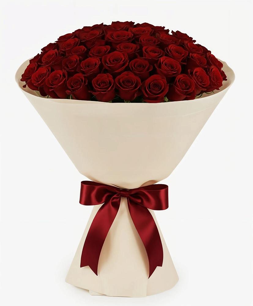 Букет 101 Бордовая роза Блэк Бакарра в Султан-Янги-Юрте