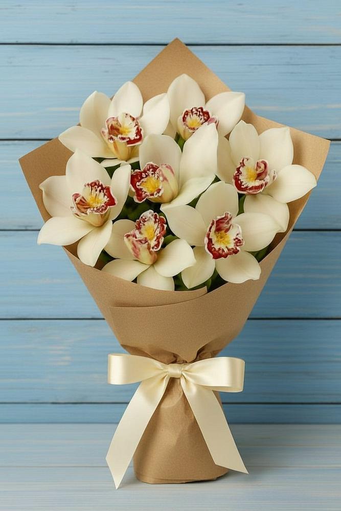 Букет цветов из: Орхидеи и Розы в Султан-Янги-Юрте