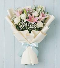 Букет цветов из:  Лилии в Султан-Янги-Юрте