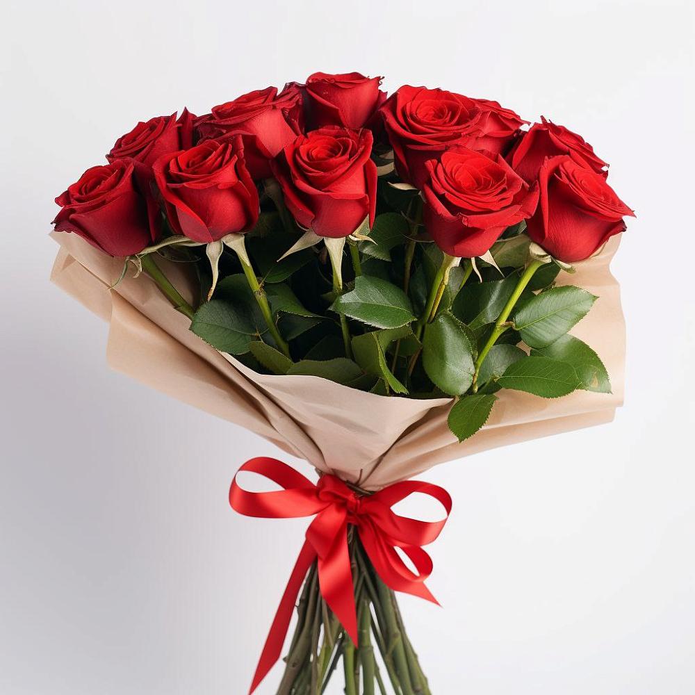 Букет 11 Красных роз Эдлесс Лав в Султан-Янги-Юрте