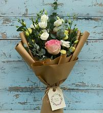 Букет цветов из:  Розы и Лизиантусы #REPLACE_PRED# Султан-Янги-Юрте