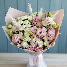 Букет цветов из:  Альстромерии и Розы в Султан-Янги-Юрте