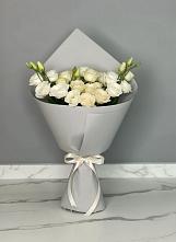 Букет цветов из:  Розы и Лизиантусы в Султан-Янги-Юрте